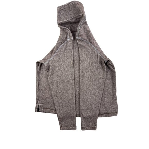 Carbon2Cobalt Sweater Mens Large Brown Quarter Zip Mock Neck Cotton Knit 144586 - Picture 4 of 14